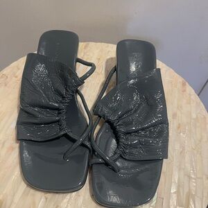 Adolfo Dominguez Elegant Gray Women's Sandals